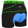 baleaf Pantaloncini Ciclismo Uomo Imbottiti in Gel 3D Fondello MTB Traspiranti Asciugatura Rapida Pantaloni Moto