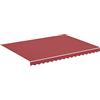 vidaXL Tessuto di Ricambio per Tenda da Sole Rosso Borgogna 4x3 m