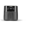 Nutribullet Crisplite NBA0611DG, Friggitrice ad Aria 6L Capacità, Controllo Digitale Temp 80-200°, No PFAS, 6 Impostazioni Automatiche, Touch, Cestello Lavabile in Lavastoviglie, 1700W, Nero Opaco