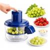 GHHYLEMIZE Sbucciatore Elettrico Automatico per Frutta e Verdura, Pelapatate d'uva, Pelapatate con 5 Lame in Acciaio Inox, Ricaricabile, strumento di rimozione della pelle di frutta per ciliegie, pomodori