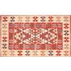 Floori Tappeto Kilim Arredo Classico Moderno Orientale Geometrico Colori Moderni Arredo Salotto Camera Passatoia Cucina Con Antiscivolo Made in Italy (Ruggine, 160x240 cm)