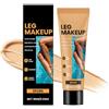 Vaethy Make up per gambe impermeabile, make-up per gambe senza trasferimento, crema coprente per corpo e gambe, a lunga durata, per le vene varicose (marrone)