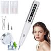 Senprity Sicura e Penna al Plasma,Skin Tag Remover | Plasma & Raffreddamento,15 Livelli Regolabili,Schermo LCD,Illuminazione a LED,USB Ricaricabile,Portatile