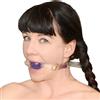 Honeylust Bavaglio Sfera Cristallo Viola - Ball Gag con Imbracatura | Giocattolo fetish scintillante regolabile per BDSM, Bondage & giochi Dom/Sub - schiavo, dominanza, sottomissione & piacere