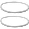 Amosfun 2 Pezzi Gomme Piene per Carrozzina 24x1 3/8 in Pu, Ruota