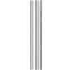 Set 10 Pezzi Pannello Decorativo a Listelli Doghe 120x30 cm in PVC Bianco