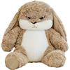 Générique Coniglio Peluche - Giocattolo di peluche morbido e realistico da 30,5 cm | realistico animale in peluche per cameretta dei bambini, lepre di Pasqua colori vivaci, cuscino confortevole ed estetico