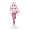 DIVINA Sirena Peluche Morbido 35 cm Bambola Mare Decorativa, Tessuto Soffice, Idea Regalo Bambini 3+ Anni - TOY 6 (Rosa)