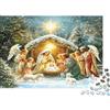 IVBWEOZSEBHL Stile Natalizio Puzzle 1000 Pezzi Carta Educativo Arte Murale Puzzle in Carta Adulti Regalo Relax 38x26cm/1000pcs