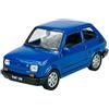 Generic Welly 42372 - Modellino di auto compatibile con Fiat 126 blu, identico modello Polski FIAT 126p 1972-2000 1/34-1/39, in metallo
