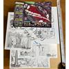 NESSUNA MARCA Galaxy Express Milky Subway Art Print & Card Set Riproduzione Stile Vintage