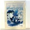 NESSUNA MARCA Detective Conan Black Iron Fish Shadow riproduzione arte di Gosho Aoyama...