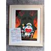 Doraemon Fujiko Museum Limited Edition Riproduzione Stampa artistica incornic...