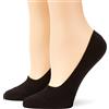 Camano - Calzini Corti opache, pacco da 2, unisex, Nero (Schwarz (05 black)), 43/46- DE