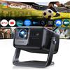 PUTRIMS Proiettore 4K【Google TV 1200 ANSI 360° Rotazione 30W HiFi】Videoproiettore HDR10