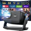 Weejector Proiettore 4K Smart TV 30000 Lumen Proiettore Portatile WiFi 6 Bluetooth 5.4