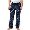 Amazon Essentials Pantaloni Pigiama da Uomo in Popeline di Cotone, Linea Dritta, con Coulisse ed Elastico in Vita, Blu Marino Anatre, XL