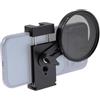 Getdoublerich Supporto per obiettivo del telefono, 67 mm, in lega di alluminio, per cellulare, con filtri ND CPL per fotografia e video (clip + filtro2)