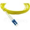 BlueOptics Cavo patch in fibra ottica duplex BlueOptics©, LC-UPC/SC-UPC blu, 2 metri, monomodale E9/125µm, G.657.A1, OS2, attenuazione in ingresso: meno di 0,2dB, fibra di marca, LSZH giallo, tubo da 2,0 mm, ghiera in Vetroceramica, incl