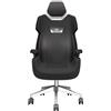 Thermaltake GGC-ARG-BWLFDL-01 - Sedia da gioco - 150 kg - Sedile imbottito - Schienale imbottito - 170 cm - 190 cm