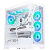 ABYSM Danube Sava H500 Bianco, Desktop, PC, Trasparente, Bianco, ATX, ITX, Micro ATX, Gioco, Altro