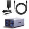 UNITEK Custodia per dischi rigidi SATA da 2,5" e 3,5", compatibile con HDD/SSD fino a 40 TB