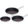 Tefal Set di pentole Tefal Duetto On, 3 pezzi, diametro 20/24/28 cm, rivestimento antiaderente ceramico Go Ceram, indicatore di temperatura Thermo-Signal, manico rivettato, adatto a tutti i tipi di fornelli, acciaio inossidabile, modello G766S334