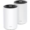 TP-Link Deco PX10, bianco, per uso interno, router mesh, con antenna direzionale a forma di sfera, 30 dBmW, dual-band (2,4 GHz/5 GHz)