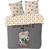 SAHINLER créateur d'univers One Piece - Copripiumino One Piece Vogue Merry - 160 x 210 cm + 2 federe 63 x 63 cm, 100% cotone, colore: grigio