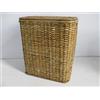 fantasie d oriente Cesto Porta Biancheria Vimini in Rattan CM 40X28X53 H PORTABIANCHERIA Fodera in TEXTILENE