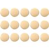 QUARKZMAN 15Pz Bottoni Automatici a Pressione Rotondi 12mm Bottoni a Pressione Metallo con Gambo in Lega di Zinco Piatti Ricambio Cucire e Artigianato per Decorare Abiti Accessori, Oro Opaco