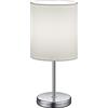 RL LIVE YOUR LIGHT Reality Leuchten R50491001 Jerry Lampada da Tavolo Paralume in Tessuto, E14, 40.W, Bianco, 13.X 13.X 28.5.Cm