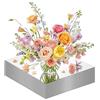 CEUQIESO Confezione da 8 decorazioni da tavolo quadrate, specchi da 10 pollici, per decorazioni da tavolo, pannelli in acrilico per decorazioni da tavolo di nozze, portacandele, kit per bricolage