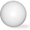 EXTRUMOL - Globo Lampione da esterno - Polietilene - Sostituzione con tipo di filettatura - Illuminazione esterna - Bianco - Dimensioni: Ø 30 cm - Apertura: 10 cm