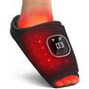 Mavdecll Pantofola Per Terapia Della Luce Rossa, Scarpa Avvolgente a Luce Rossa 660nm E 850nm, Pad a Forma Di U Per Articolazione Del Piede / Ginocchio / Gomito, Luce LED Da 64 Pezzi, Per Alleviare Il Dolore