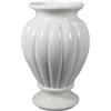 BRANDANI Portaombrelli Coste bianco ceramica h50 cm