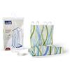 BLU DIMORA Tenda Doccia con 16 GANGI 240X200 CM.
