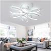 Dfiacn Smart Lampadario Soggiorno con Telecomando e APP, Creativo Plafoniera LED Dimmerabile con Funzione di Memoria Nessuno Sfarfallio Protezione Degli Occhi Lampada Cameretta Cucina Ufficio-60CM