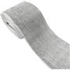 Wambere 2 yards x 5 cm, nastro di velluto su un lato, nastro decorativo per regali, per fai da te, matrimoni, compleanni, feste, Natale, confezioni regalo, grigio