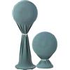 Treer Copri Ventilatore Antipolvere Copriventilatore da Pavimento Verticale Rotondo Protezione per Ventilatore per Ventilatore da Tavolo e Ventilatore a Piantana (Due Misure,Verde Salvia)