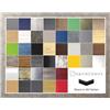 RahmenMax Skane - Cornice per puzzle, 26 x 36 cm, argento antico, effetto martello, sfondo bianco, antiriflesso