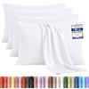 Utopia Bedding - Federe Set Di 4 Copricuscino - 50 x 80 cm - Bianco