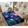 PEIHUODAN Tappeti Camera Da Letto Bambini Galassia L Universo Colorati Morbido Tappetino Moderni Pelo Corto Tappeti Salotto Bagno Grandi Lavabile Tappeto Gamer Pavimento Ragazzi Gioco (Blu,120x180 cm)