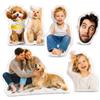 Generic Cuscino Personalizzato Con Foto bifacciale Cuscini Personalizzati del Tuo Gatto o Cane 3D Faccia Volto e Corpo Cuscino Personalizzata Regalo per Uomo Donna San Valentino Compleanno Anniversario