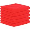 Generic Panno per la pulizia in microfibra, 30 x 30 cm, super morbido, panno per la pulizia dei piatti, panno da cucina, super assorbente e senza pelucchi, panni per la pulizia riutilizzabili (rosso, 10 pezzi