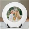 ZYHJJ Piatto Decorativo in Ceramica Personalizzato,con Foto e Testo Stampati,con Supporti,Decorazione della Cucina della Sala da Pranzo del Soggiorno,per Compleanno