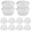 PATKAW 15 Pezzi Guarnizione in Silicone per Valvola di Galleggiante Pentola a Pressione Elettrica, Resistente al Calore, Facile da Installare, Adatta per Valvole di Rilascio Vapore Bianco