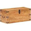 vidaXL Baule 90x40x40 cm in Legno Massello di Acacia
