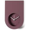 Arti & Mestieri Lembo - Orologio da parete di Design 100% Made in Italy - in Ferro, 21 x 32h cm (Viola ametista)
