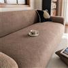 NJBTOMJ Copridivani in morbido velluto di cotone 1 2 3 4 5 posti Copridivano antiscivolo Copridivano all-inclusive Protezione per mobili per bambini e animali dom(Size:3 Seater(190-230cm),Color:Marrone caffè)